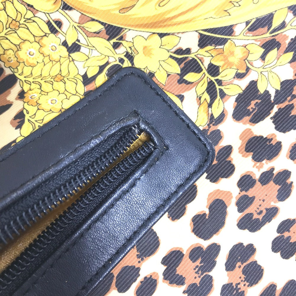 VERSACE ヴィンテージ レオパード 豹 ヒョウ バックパック カバン リュックサック PVC レディース - brandshop-reference