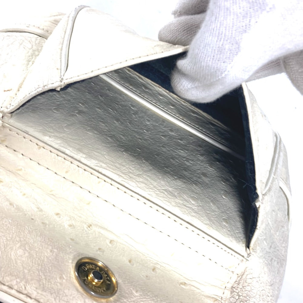 VERSACE Vintage Sunburst Backpack, Chain, Embossed Leather, Women's, Ivory