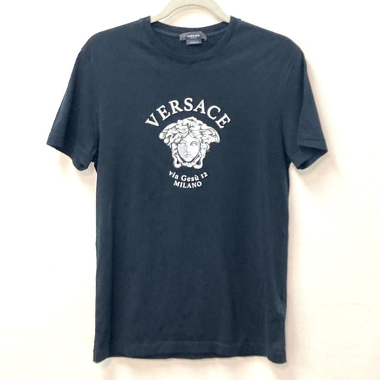 VERSACE トップス アパレル メデューサ ロゴ 半袖Tシャツ コットン メンズ - brandshop-reference
