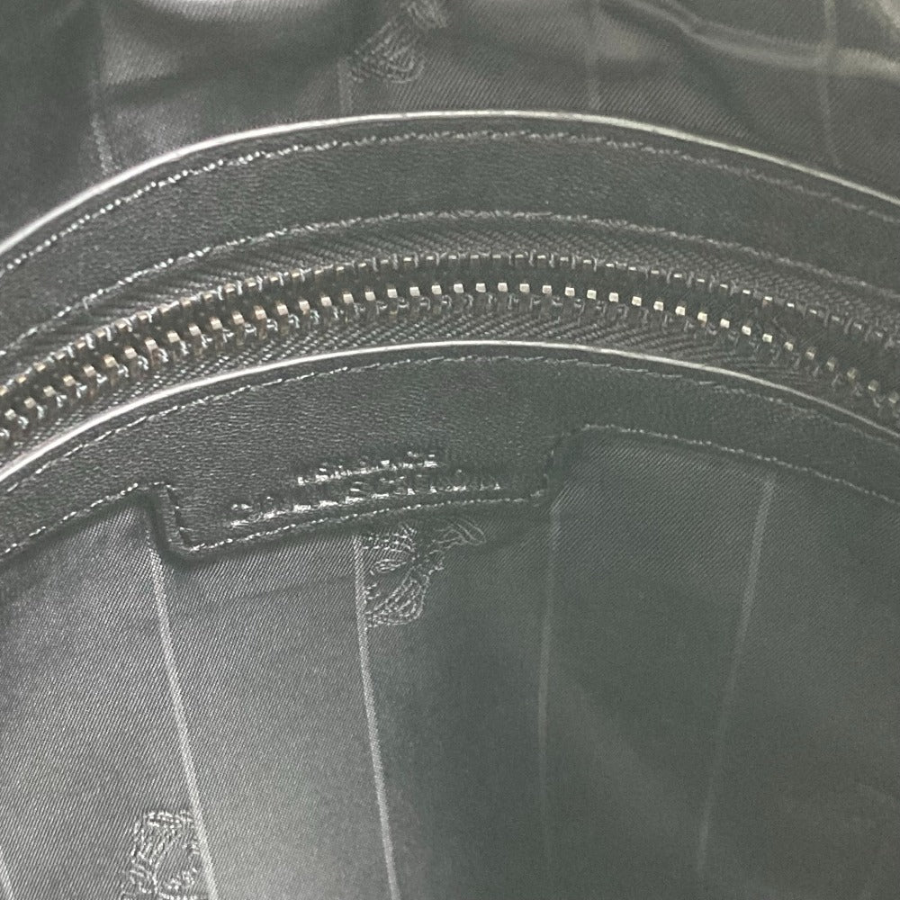 VERSACE 斜め掛け メデューサ カバン ショルダーバッグ レザー メンズ ブラック
