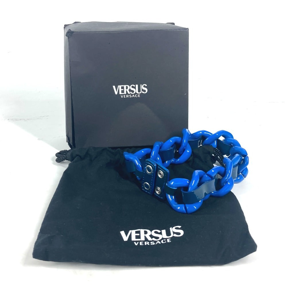VERSUS ヴェルサーチ VERSACE チェーンネックレス アクセサリー ネックレス プラスチック ユニセックス ブルー - brandshop-reference