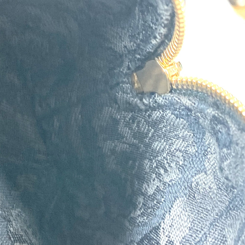 VERSACE ロゴ メイクポーチ 化粧ポーチ マルチポーチ ポーチ キャンバス レディース ブラック系 - brandshop-reference