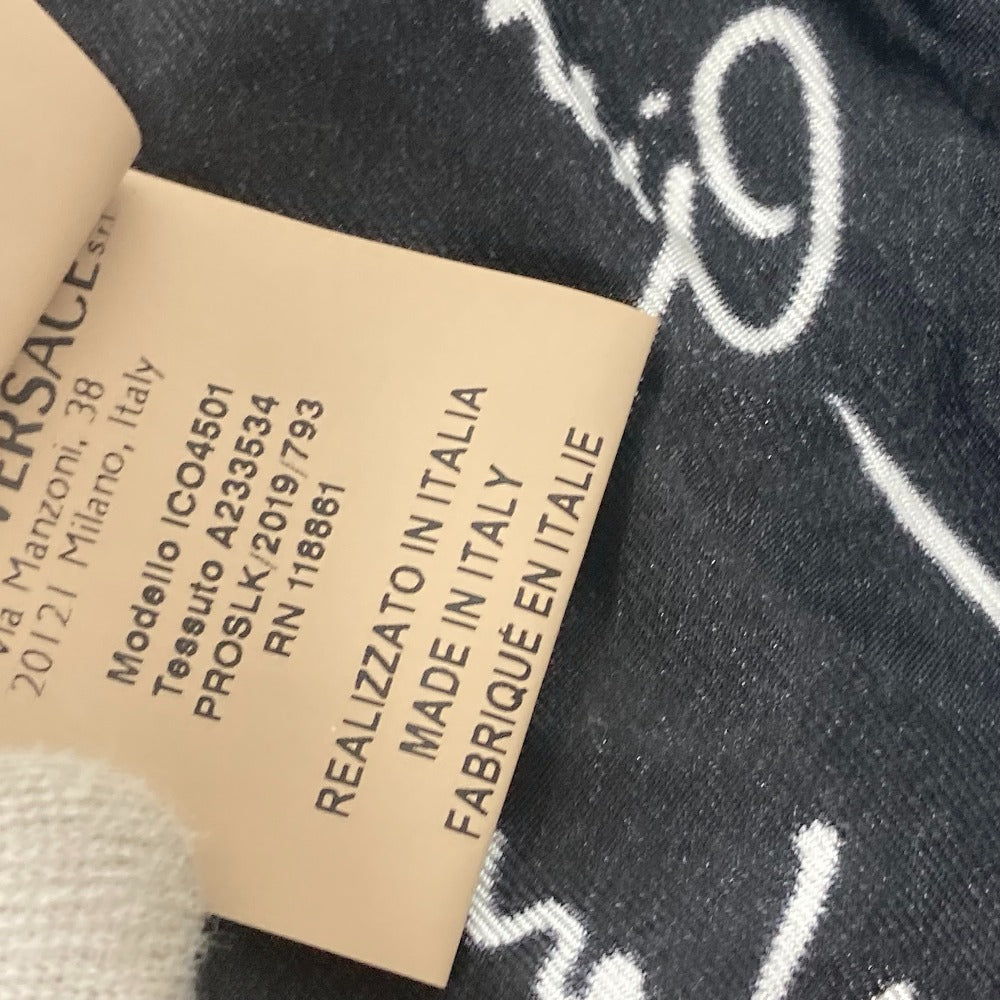 VERSACE ロゴ スカーフ付き バッグチャーム キーホルダー シルク レディース - brandshop-reference