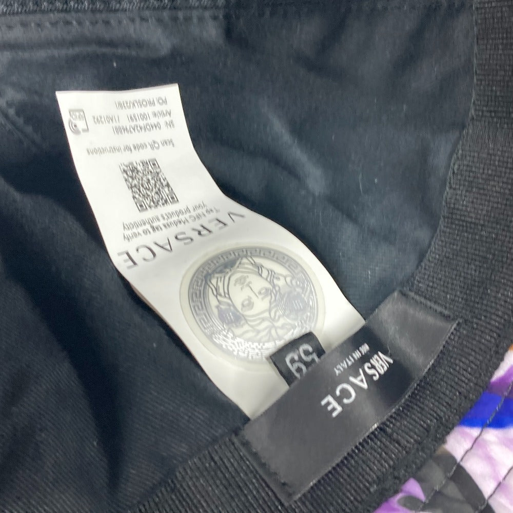 VERSACE 総柄 ハット帽 帽子 バケットハット ボブハット ハット ポリエステル レディース マルチカラー