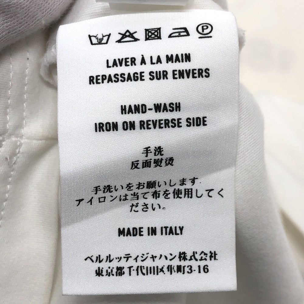Berluti ロゴ 日本限定 トップス アパレル バイカラー 半袖 Tシャツ 半袖Tシャツ コットン レディース ホワイト