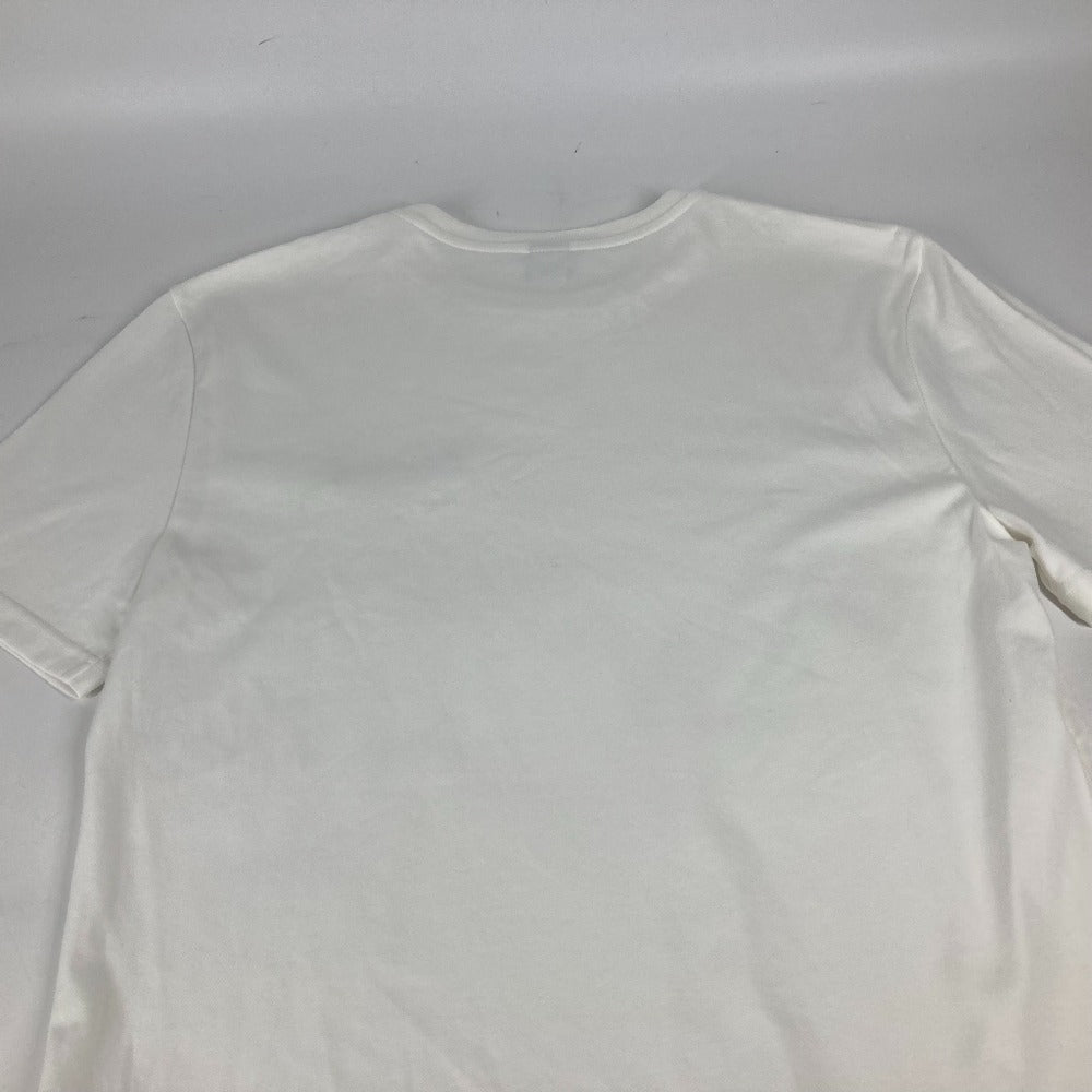 Berluti レザータブ Tシャツ ロゴ アパレル トップス 半袖 Tシャツ 半袖Tシャツ コットン メンズ ホワイト