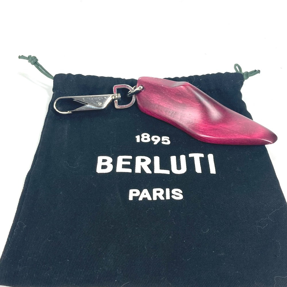 Berluti シュー 靴 バッグチャーム キーリング キーホルダー ウッド メンズ - brandshop-reference