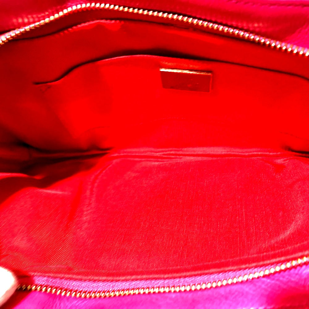 Christian Louboutin enamel Party bag Bag Clutch bag Patent Leather pink Used