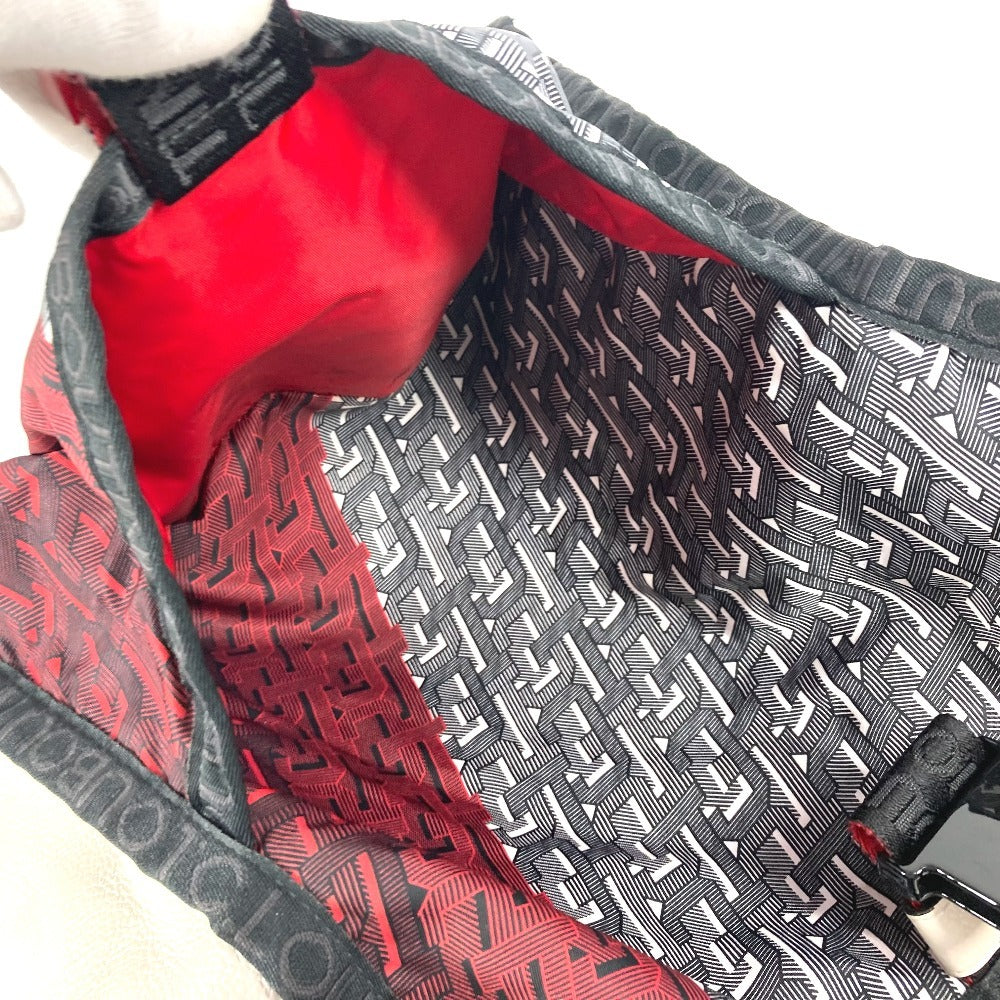 Christian Louboutin logo 2-way bag, handbag, tote bag, shoulder bag, nylon, unisex, red