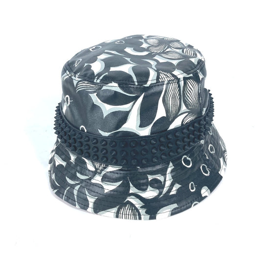 Christian Louboutin スタッズ ハット帽 帽子 バケットハット ボブハット ハット コットン ユニセックス ブラック - brandshop-reference