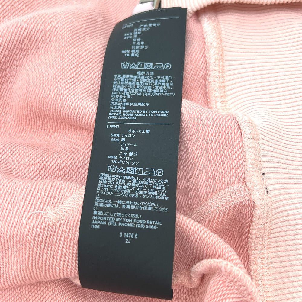TOM FORD ジップアップ フーディー アパレル パーカー コットン メンズ ピンク