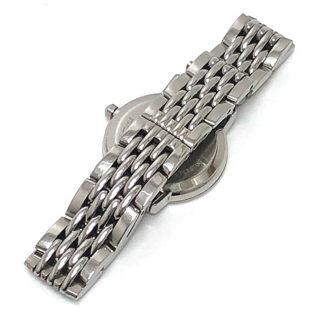 TIFFANY&Co. M1510 クラシック クォーツ ラウンド 2針 アナログ 腕時計 SS レディース シルバー