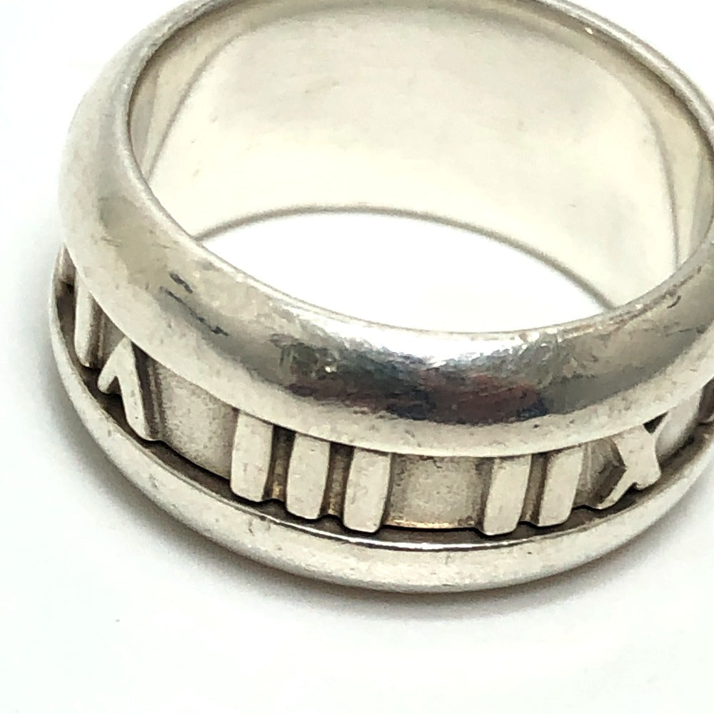 TIFFANY&Co. Atlas 2003 Wide Accessory Jewelry Ring SV925 Silver Used