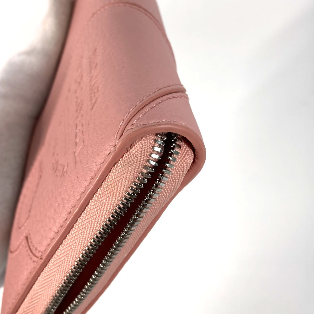 TIFFANY & Co. 72458575 Japan-exclusive Return to Tiffany Heart Large Zip Wallet, Women's Leather, Blush Pink