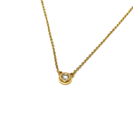TIFFANY&Co. K18PG バイザヤード 1PD D0.10ct アクセサリー ネックレス K18PG レディース ゴールド - brandshop-reference