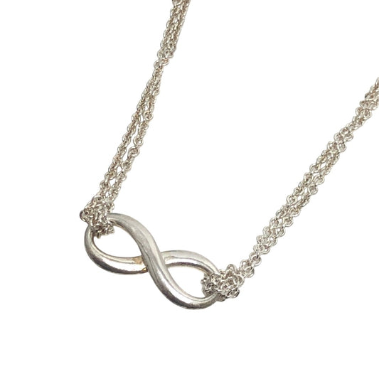 TIFFANY&Co. Infinity Pendant Fashion Jewelry Accessories Necklace SV925 Silver Used