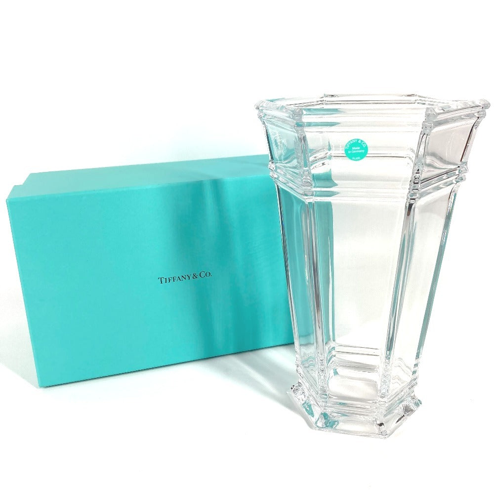 TIFFANY&Co. ロゴ フラワーベース 花瓶 陶器 ユニセックス クリア - brandshop-reference