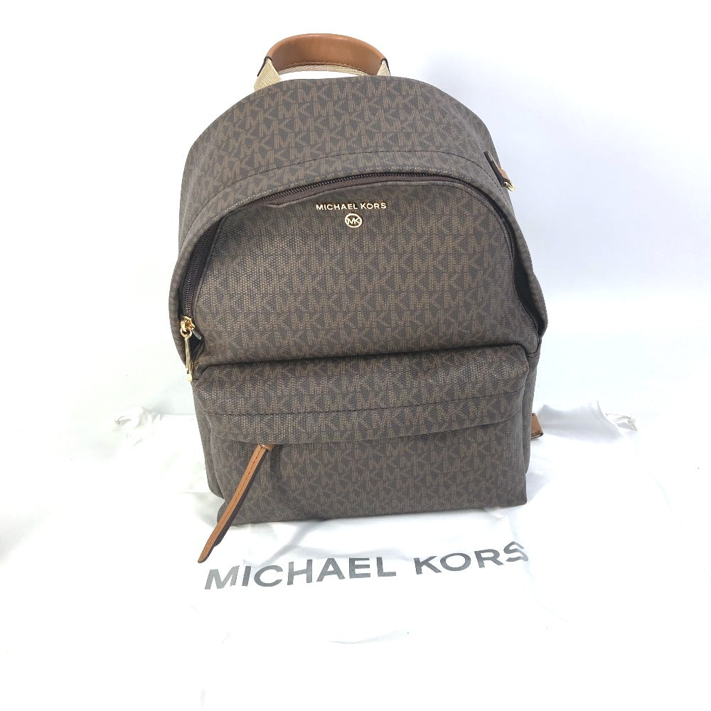 Michael Kors 30T0G04B6B カバン モノグラム SLATER スレイター バックパック リュックサック PVC/レザー ユニセックス ブラウン