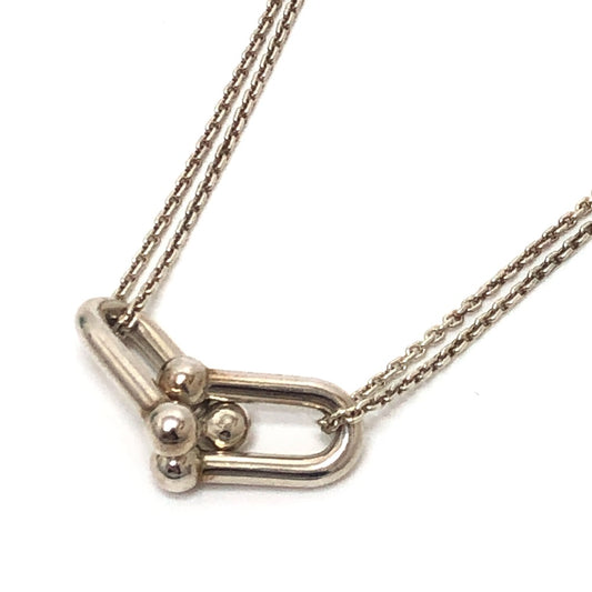 TIFFANY&Co. SV925 Hardware Double Link Pendant accessories Necklace SV925 Silver Used