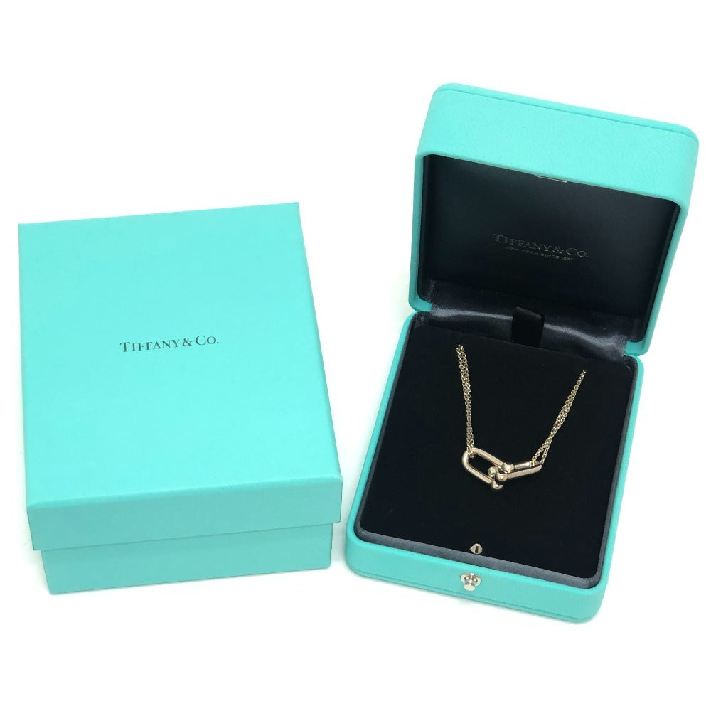 TIFFANY&Co. SV925 ハードウェア ダブルリンク ペンダント アクセサリー ネックレス SV925 レディース シルバー