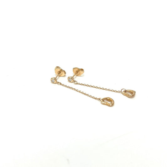 TIFFANY&Co. K18PG By the Yard Open Heart Accessories Pierce K18 Pink Gold Gold Used