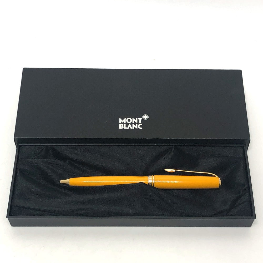 MONTBLANC ツイスト式 筆記具 筆記用具 ペン 文房具 ボールペン プレシャスレジン レディース オレンジ - brandshop-reference