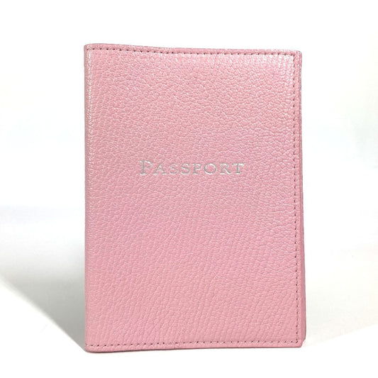 TIFFANY & Co. Logo Passport Cover, Stationery, Passport Case, Leather, Women's, Pink