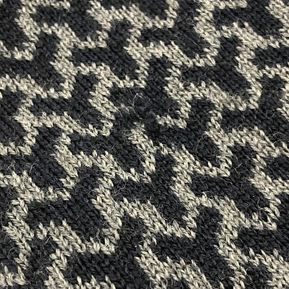 YVES SAINT LAURENT ヴィンテージ Y総柄 アパレル トップス 長袖 セーター ウール メンズ ネイビー