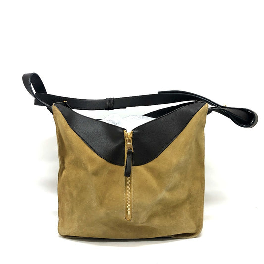 LOEWE ハンモック ラージ 2WAYバック ハンドバック カバン バック ハンドバッグ レザー/スエード レディース ベージュ - brandshop-reference