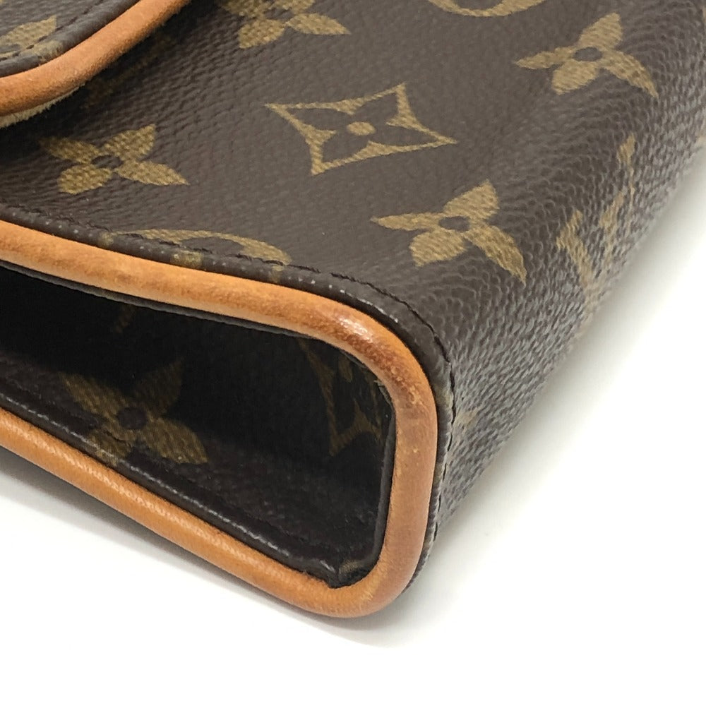 LOUIS VUITTON M51855 ポシェット フロランティーヌ カバン ベルトバッグ ウエストバッグ モノグラムキャンバス レディース ブラウン
