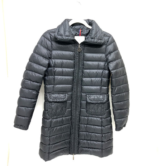MONCLER ロゴ ロングダウン ダウン ジャケット アパレル ダウンジャケット ナイロン レディース ブラック