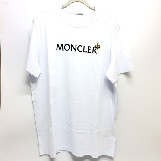 MONCLER J2 8C00024 ロゴ 半袖 トップス アパレル Tシャツ 半袖Tシャツ コットン ユニセックス ホワイト