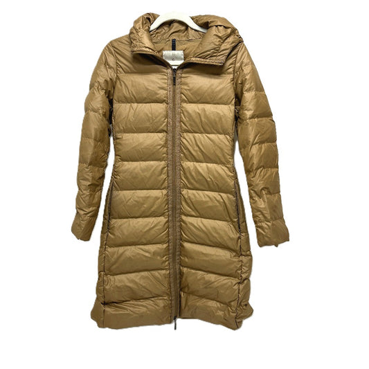 MONCLER NANTES Down Coat, Nylon, Brown, Women's