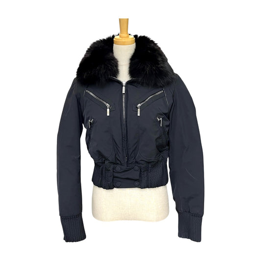 MONCLER AUDREY Audrey Short Down Jacket in Nylon, Women's, Black