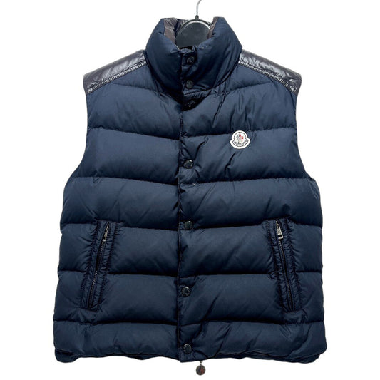 MONCLER Wappen down Best Nylon Black Used
