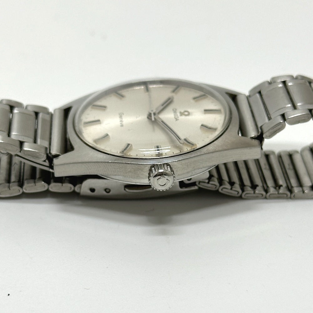 OMEGA 135.041 ジュネーブ 手巻き 腕時計 SS メンズ シルバー