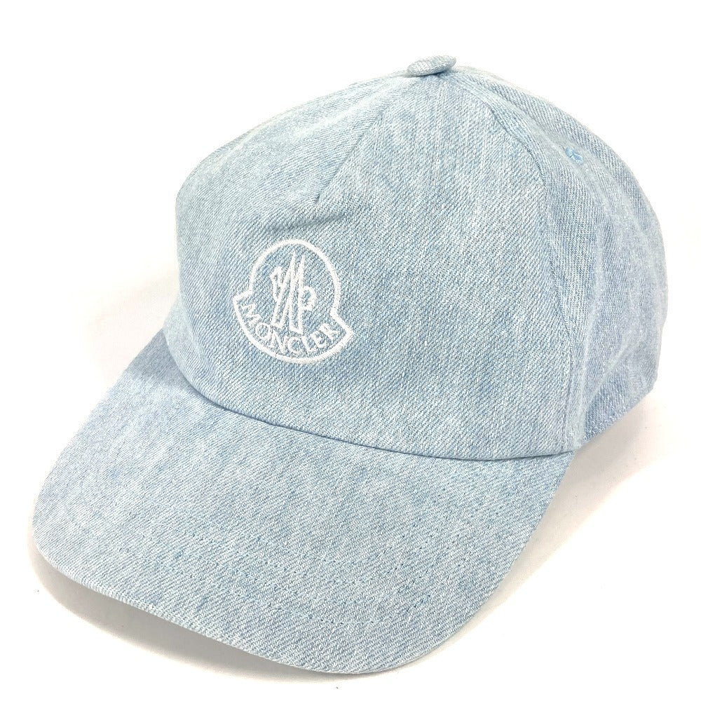 MONCLER Logo Hat Cap Baseball Cap Cotton Unisex Blue | brandshop