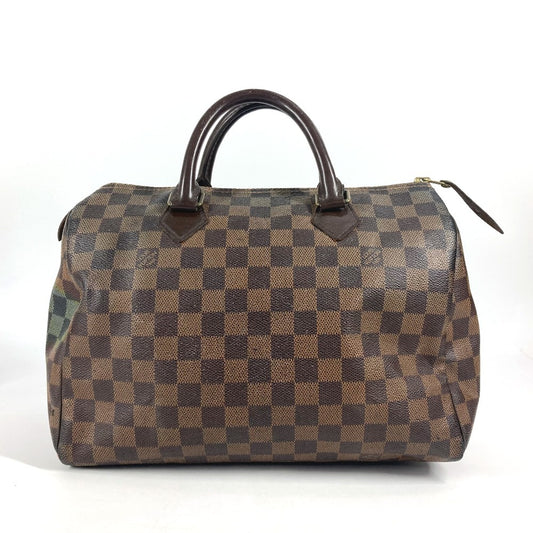 LOUIS VUITTON N41531 ダミエ スピーディ30 カバン ミニボストンバッグ ハンドバッグ ダミエキャンバス レディース エベヌ ブラウン - brandshop-reference