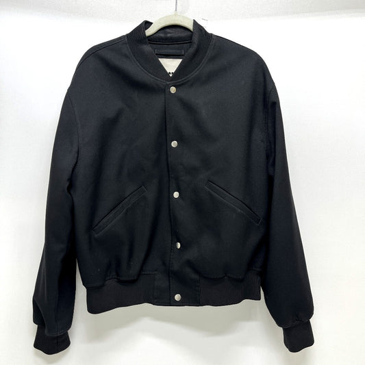 JIL SANDER J22BN0126 Spring/Summer 2023 Front button Bomber Outerwear Apparel Jacket polyester Black Used