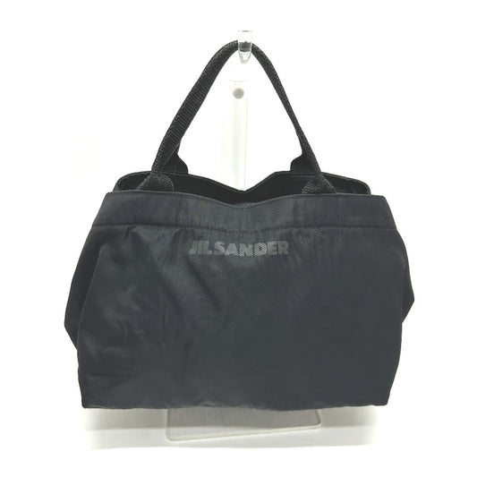 JIL SANDER ロゴ カバン ハンドバッグ ナイロン レディース ブラック