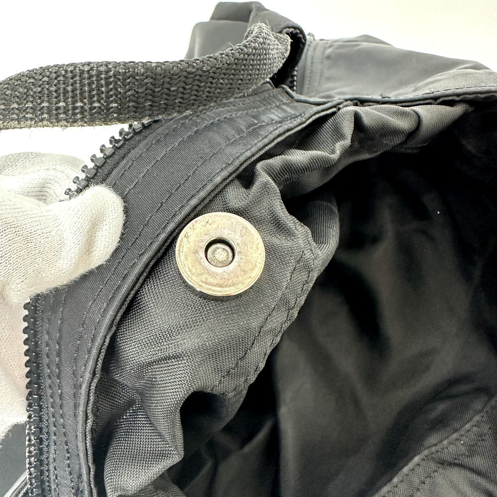 JIL SANDER ロゴ カバン ハンドバッグ ナイロン レディース ブラック