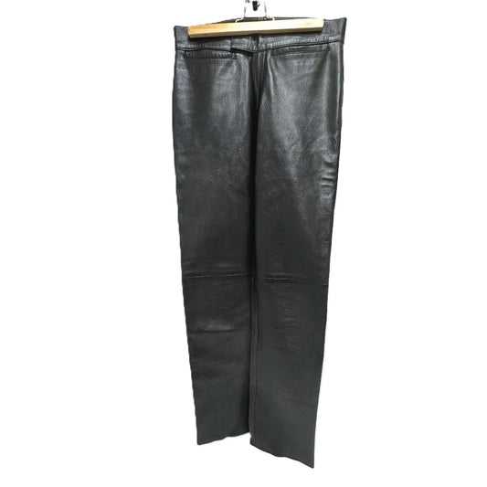 PRADA ライダース アパレル ボトムス マジックテープ レザー パンツ レザー メンズ ブラック - brandshop-reference