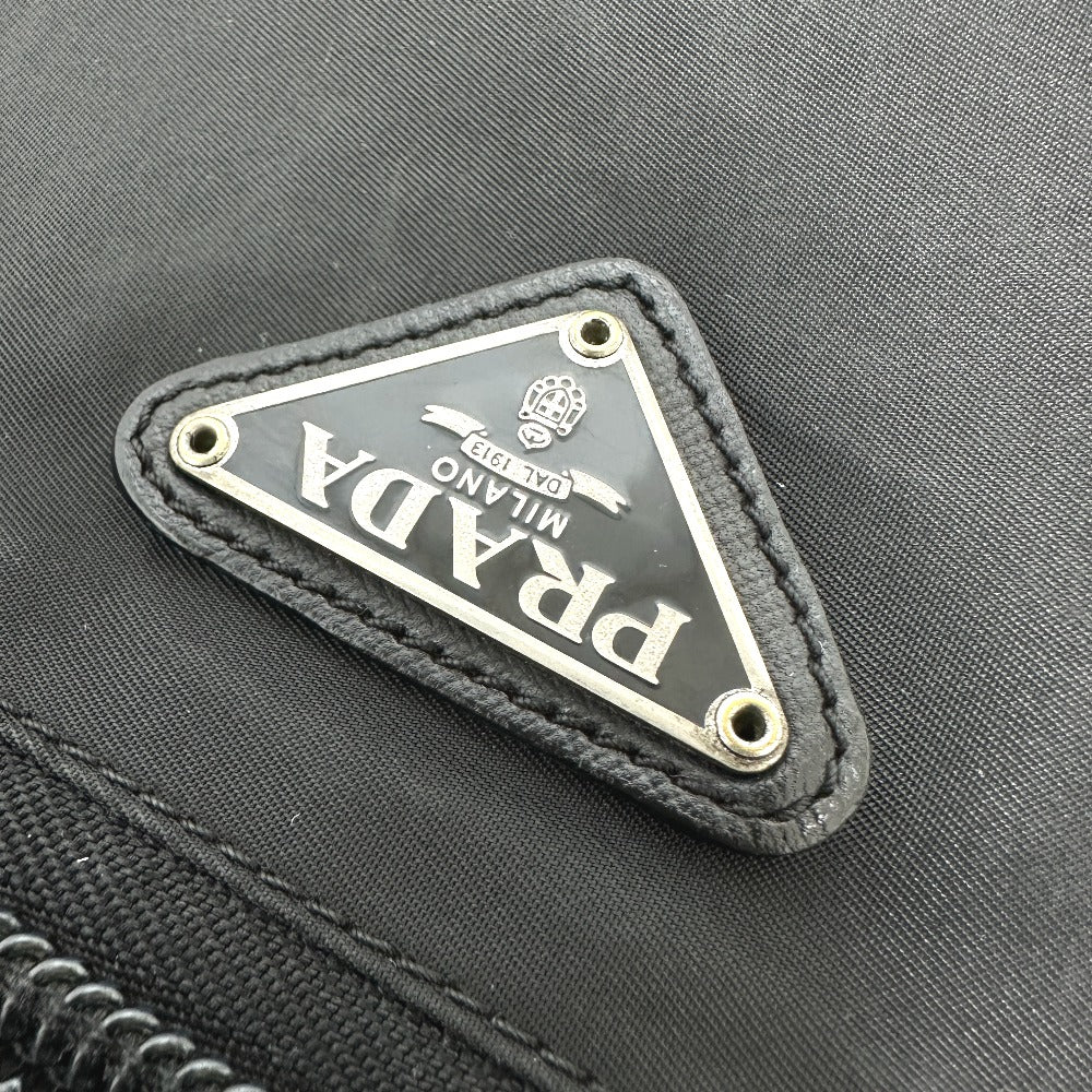 PRADA V147S トライアングルプレート 2WAY カバン ショルダーバッグ ブリーフケース ビジネスバッグ ナイロン ユニセックス ブラック