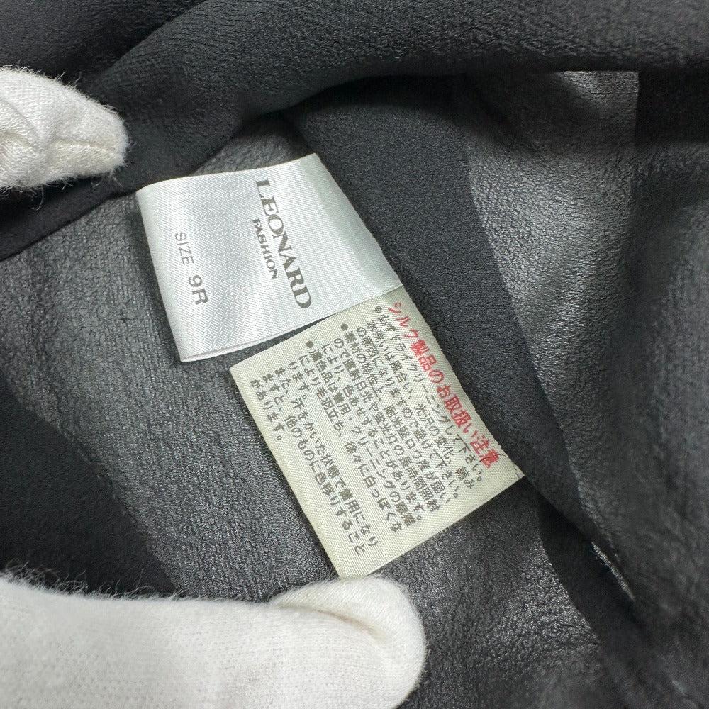 LEONARD トップス アパレル シャツ ボタン 花柄 フラワー アパレル シースルー 長袖シャツ シルク レディース - brandshop-reference