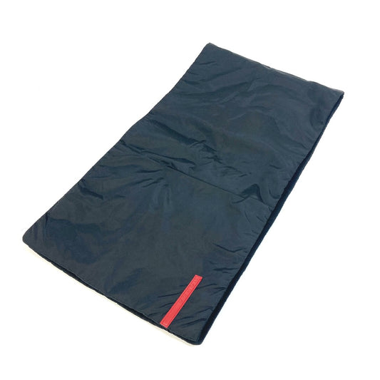 PRADA Prada Sport Scarf, Fashion Accessory, Nylon Muffler, Women's, Black