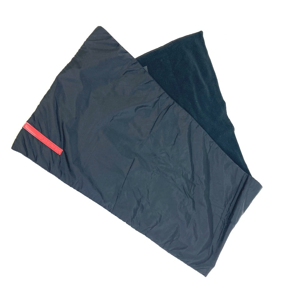 PRADA Prada Sport Scarf, Fashion Accessory, Nylon Muffler, Women's, Black