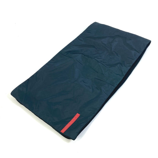 PRADA Sport Scarf with Pocket, Nylon, Women's, Black