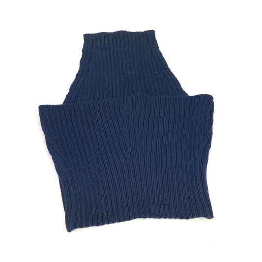 PRADA ネックウォーマー アクセサリー マフラー ウール ユニセックス ネイビー