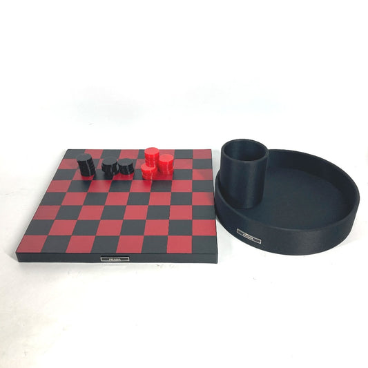 PRADA ボードゲーム オセロ サイコロ ホビー インテリア おもちゃ オブジェ ウッド ユニセックス ブラック - brandshop-reference