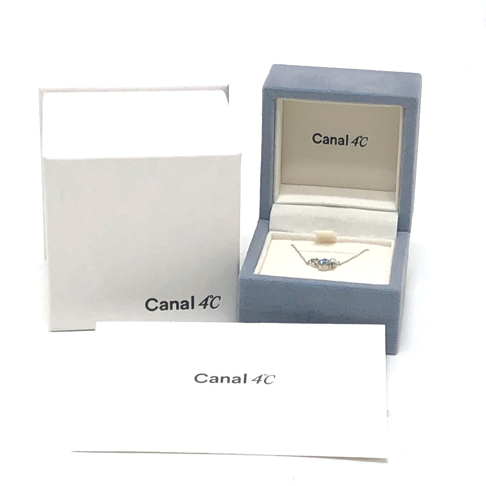 4℃ 152426223201 マルチビジュー ジュエリー アクセサリー K10WG ネックレス K10WG レディース シルバー